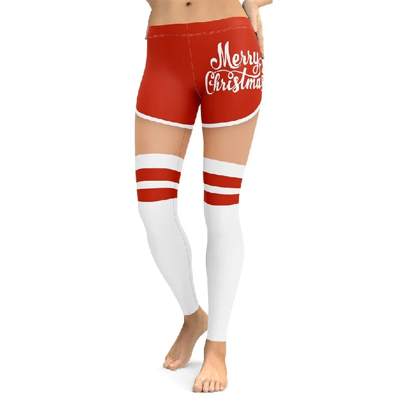 Today’s Deal Christmas Shorts Leggings