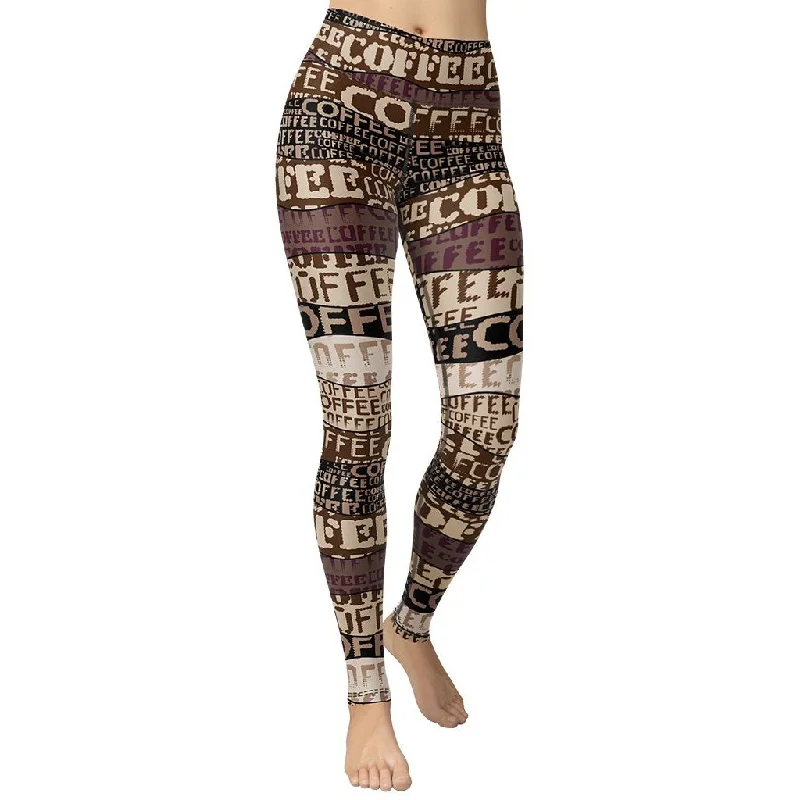 Midnight Madness Coffee Yoga Leggings