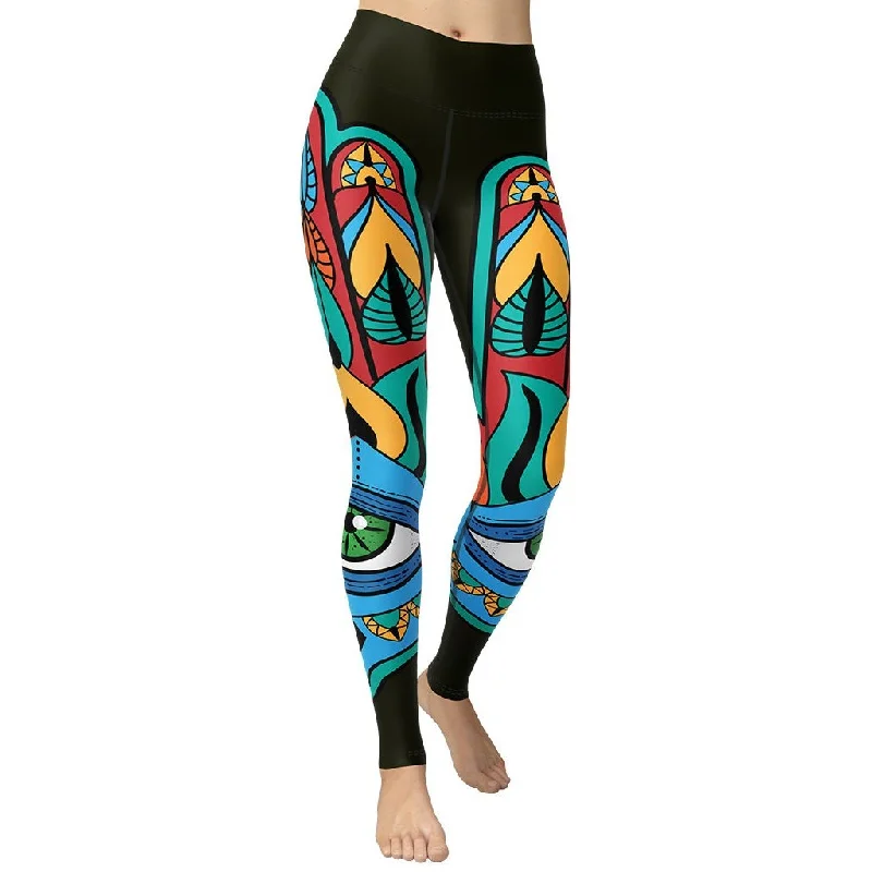Price Fest Colorful Eye Symbol Yoga Leggings