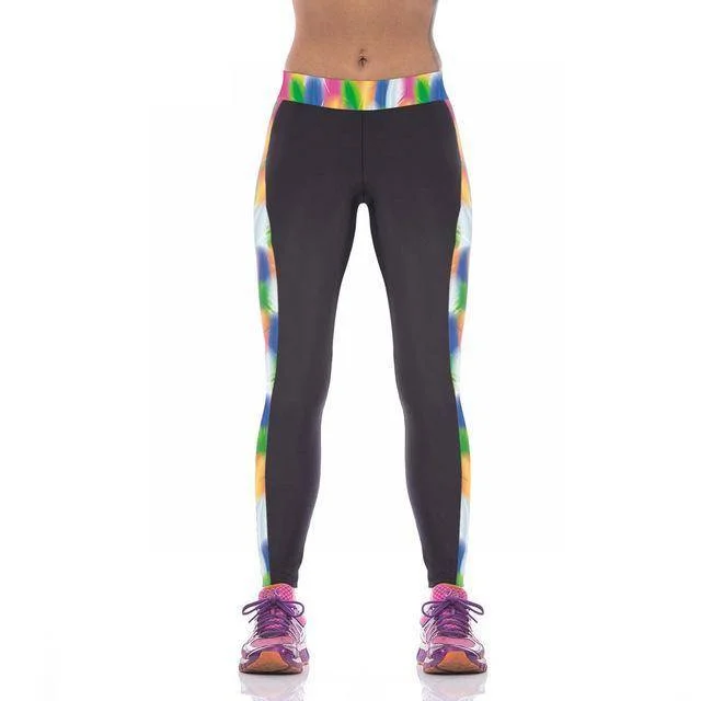 Colorful Ribbon Yoga Leggings