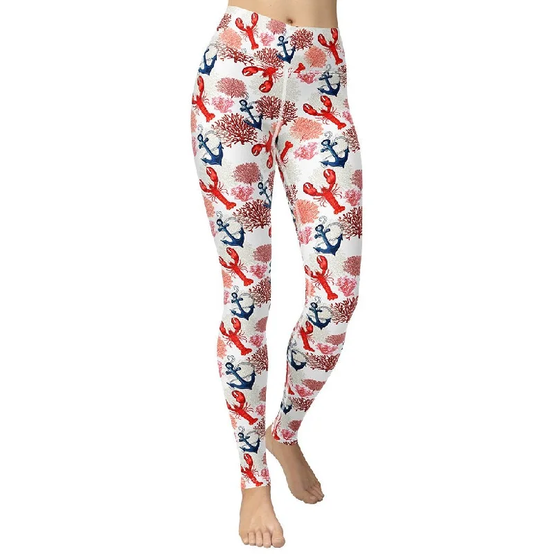 Don't Miss Cute Lobster Yoga Leggings