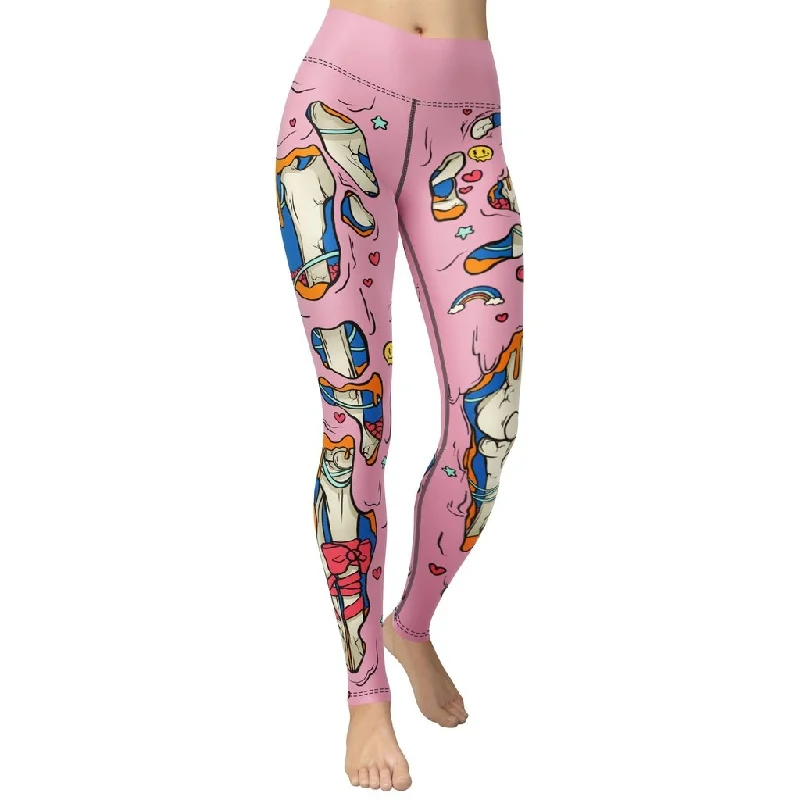 Online Specials Cute Zombie Yoga Leggings