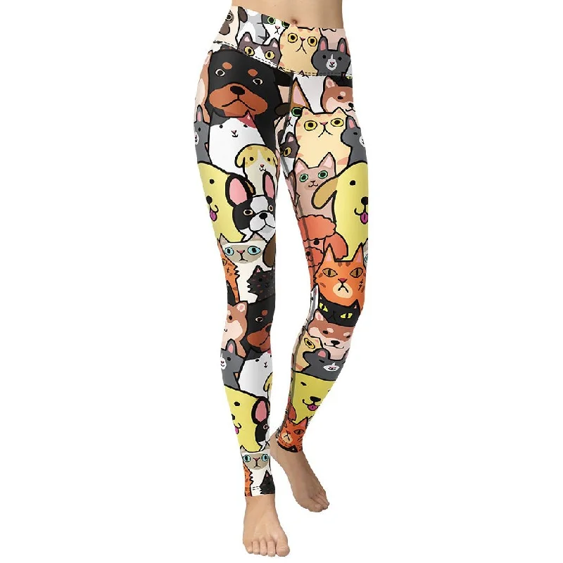 Shop and Save Cuteness Overload Yoga Leggings
