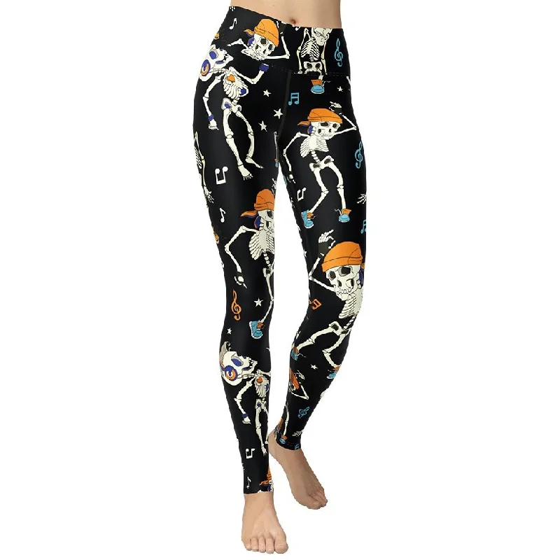 Dancing Skeletons Yoga Leggings