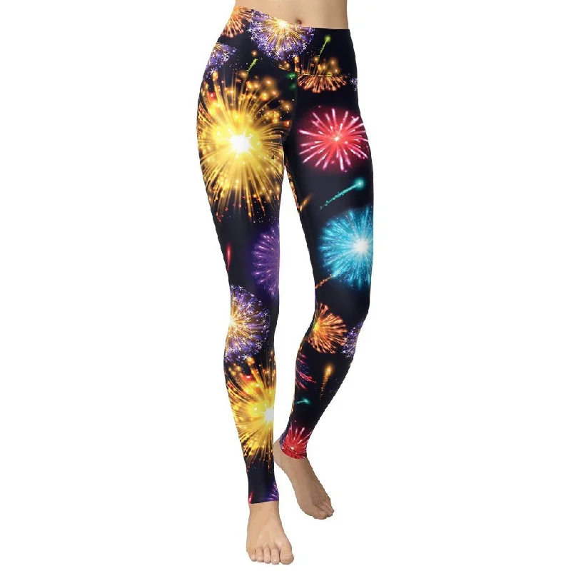 Fireworks Yoga Leggings