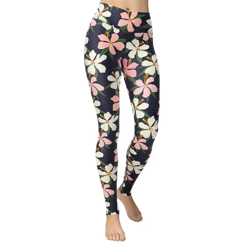 Super Deal Floral Artwork Yoga Leggings