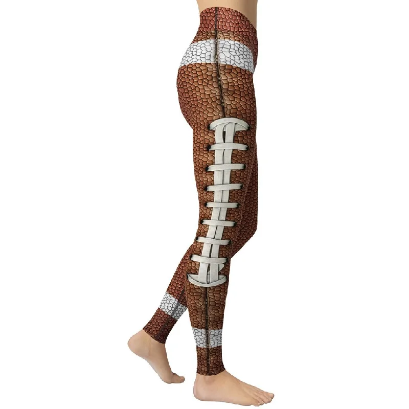 Football Yoga Leggings