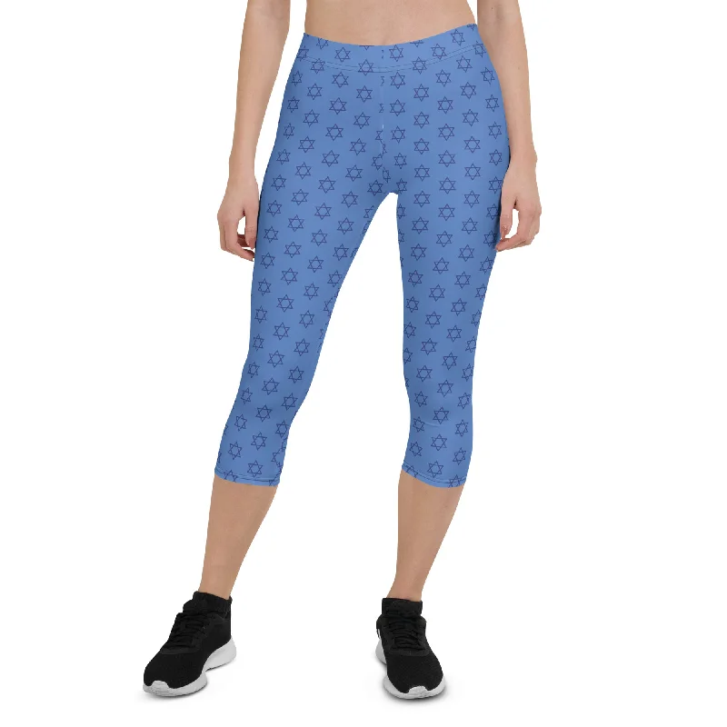 Final Clearance Hanukkah Print Capris