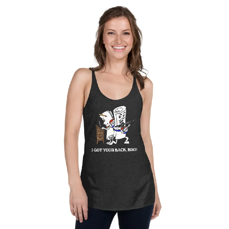 I Got Your Back Bro 2nd Amendment Women's Tri-Blend Racerback Tank Top