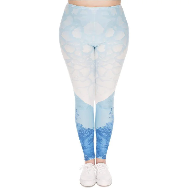 Iceberg Printed High Waist Leggings