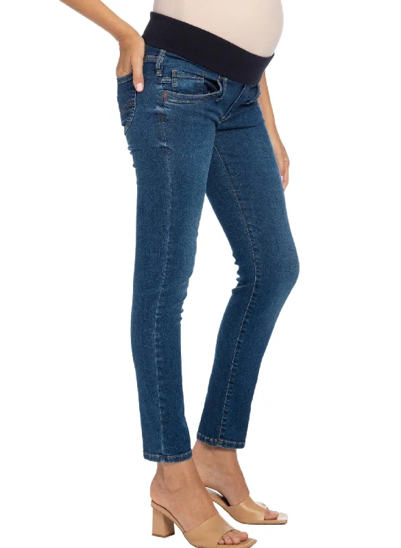 Peter Maternity Jeans - Medium Stoned Wash