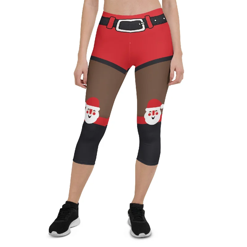 Hot Deal Jolly Santa Capris