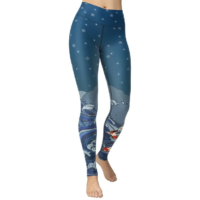 Buy Now Koi Fish Yoga Leggings