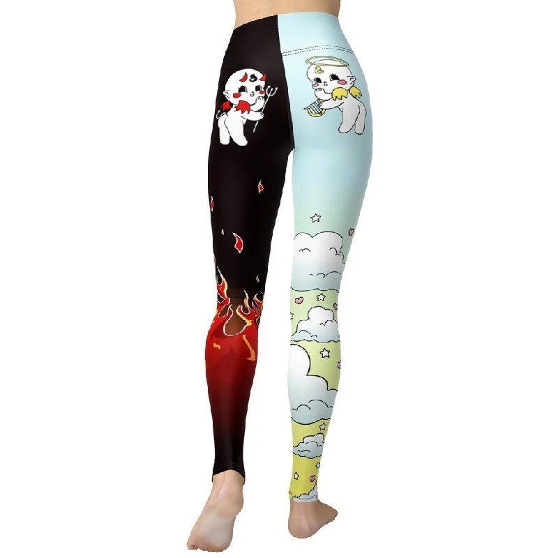 Amazing Deals Lil Angel & Lil Devil Yoga Leggings