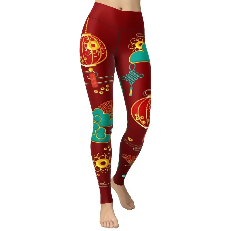 Steals and Deals Lunar New Year Yoga Leggings
