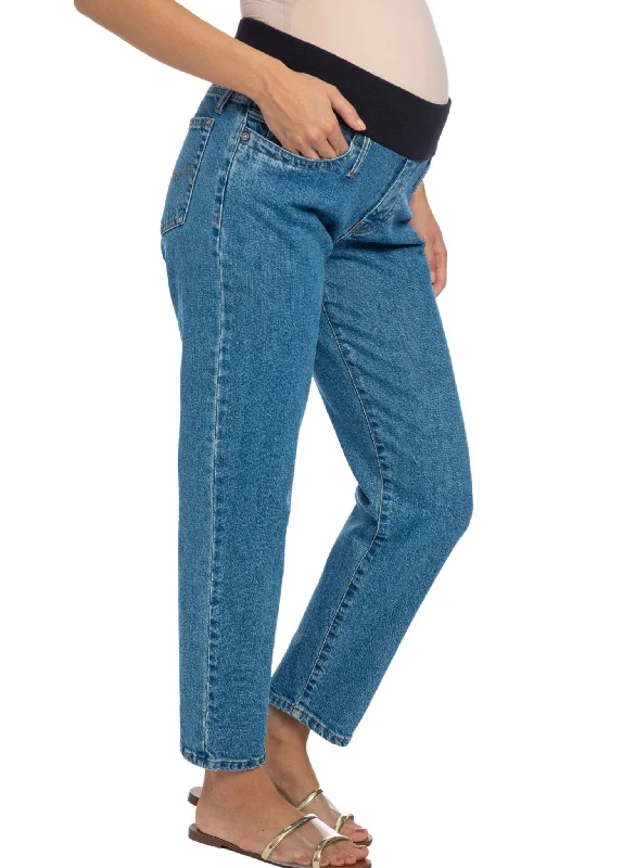 Mum Fit Maternity Jeans - Light Wash