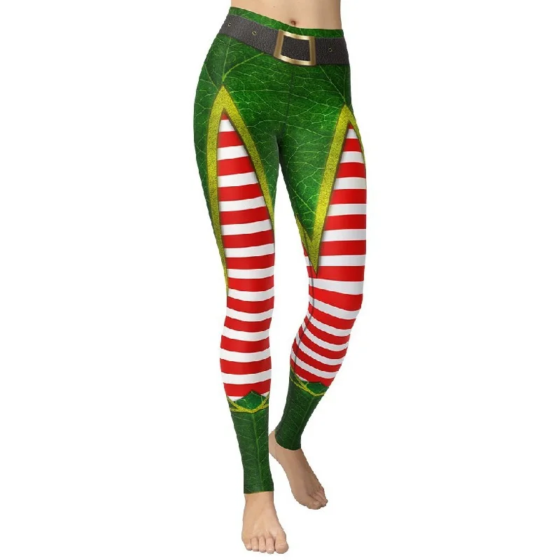 Christmas Elf Yoga Leggings