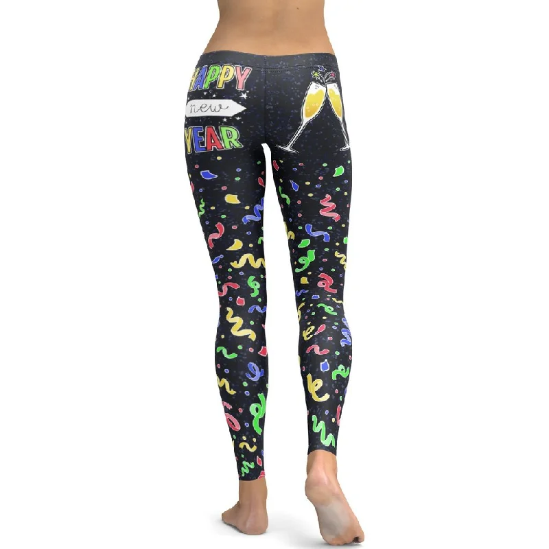 Super Sale New Year Cheers Leggings