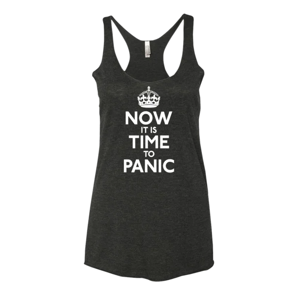 Now It Is Time To Panic Racerback Tank Top