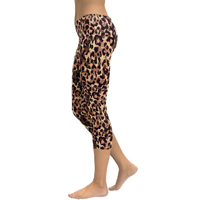Quick Sale Original Leopard Capris