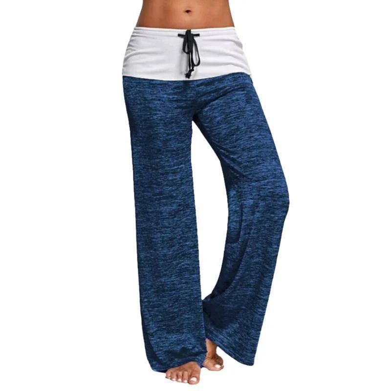 Patchwork Boot Cut High Waist Yoga Pant