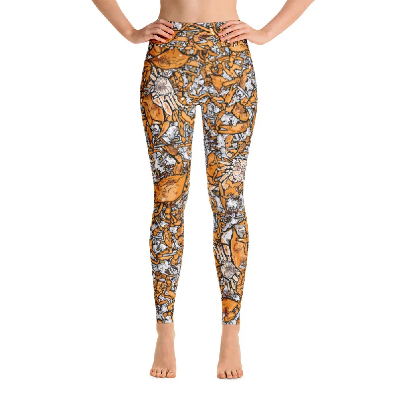 Picked Crab Yoga Leggings