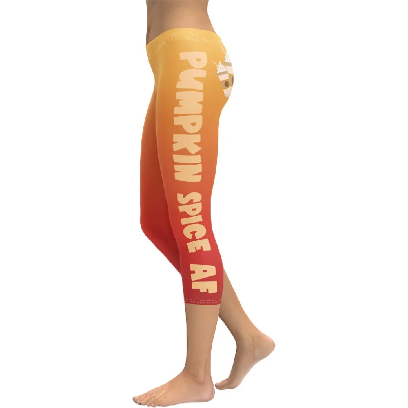 One-DAY Sale Pumpkin Spice AF Capris