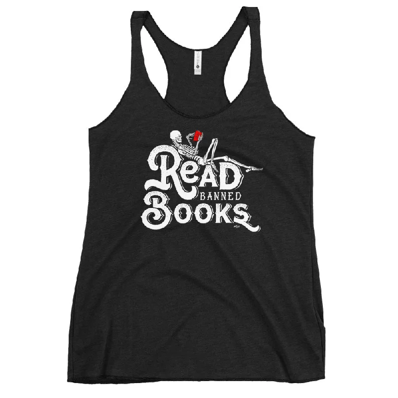 Read Banned Books Women's Tri-blend Racerback Tank