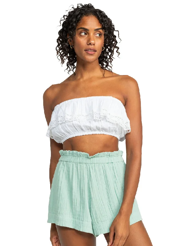 Roxy Golden Tropic Vibes Tube Top