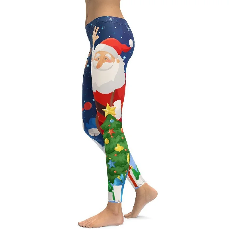 Deal Alert Santa Leggings