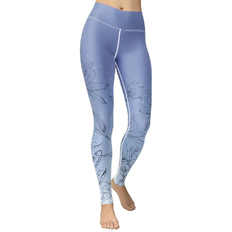 Bargain Bin Soft Lilies Yoga Leggings