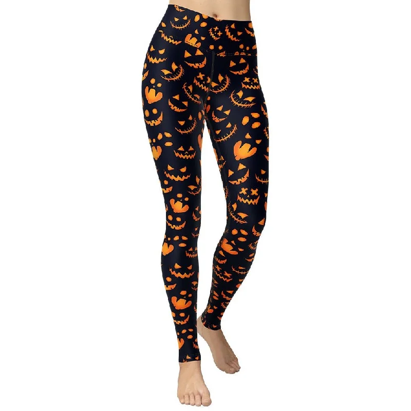 Mega Sale Spooktacular Halloween Yoga Leggings