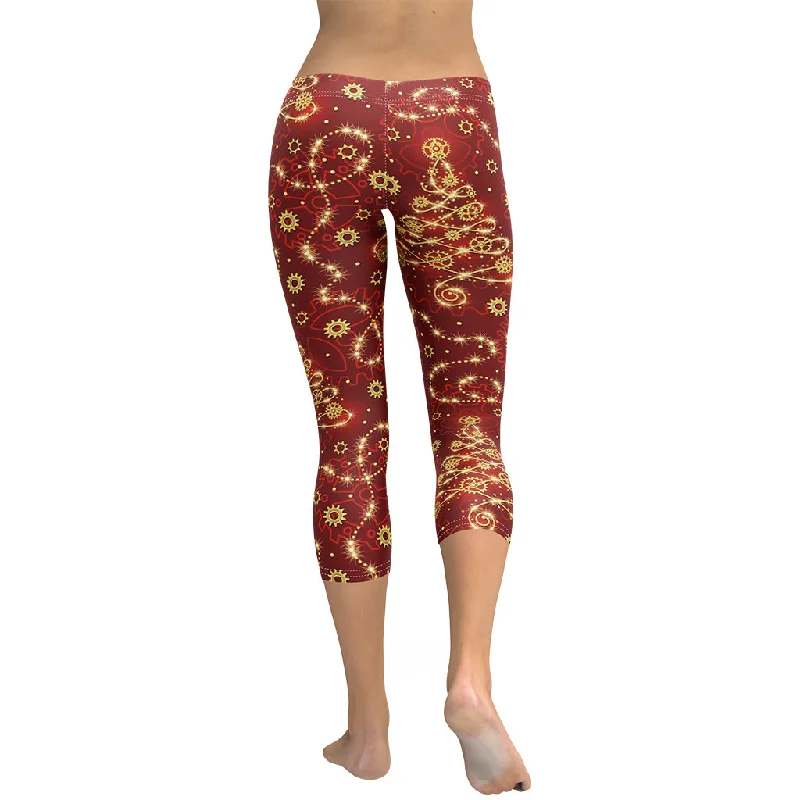 Clearance Sale Steampunk Christmas Capris