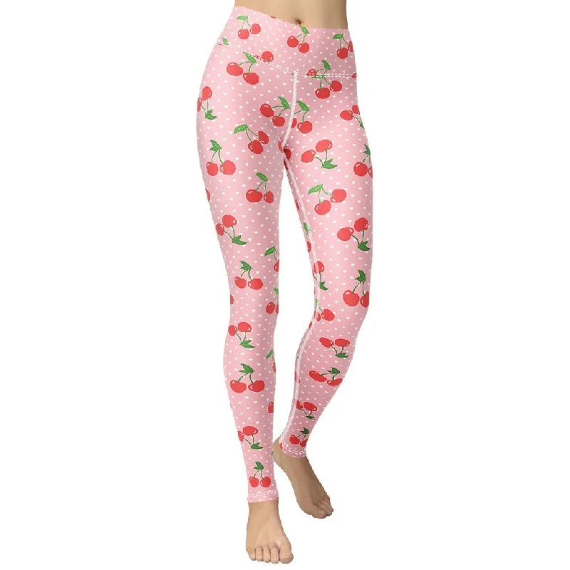 Must-Have Deals Sweet Cherry Yoga Leggings