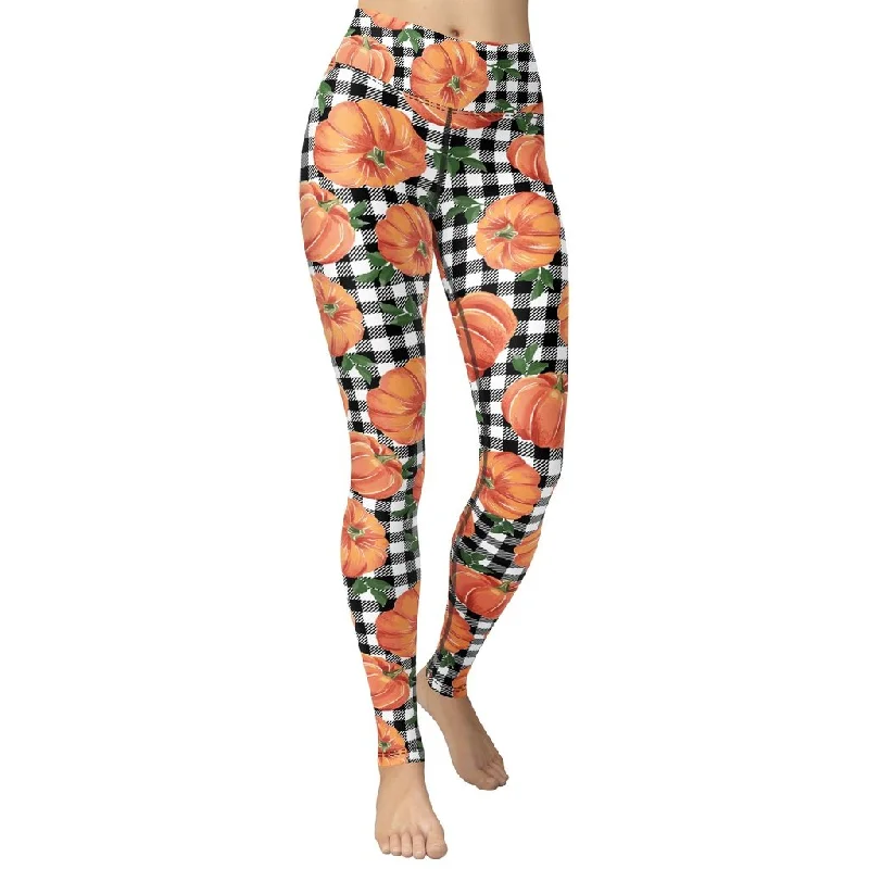Blowout Deals Thanksgiving Pumpkins Yoga Leggings