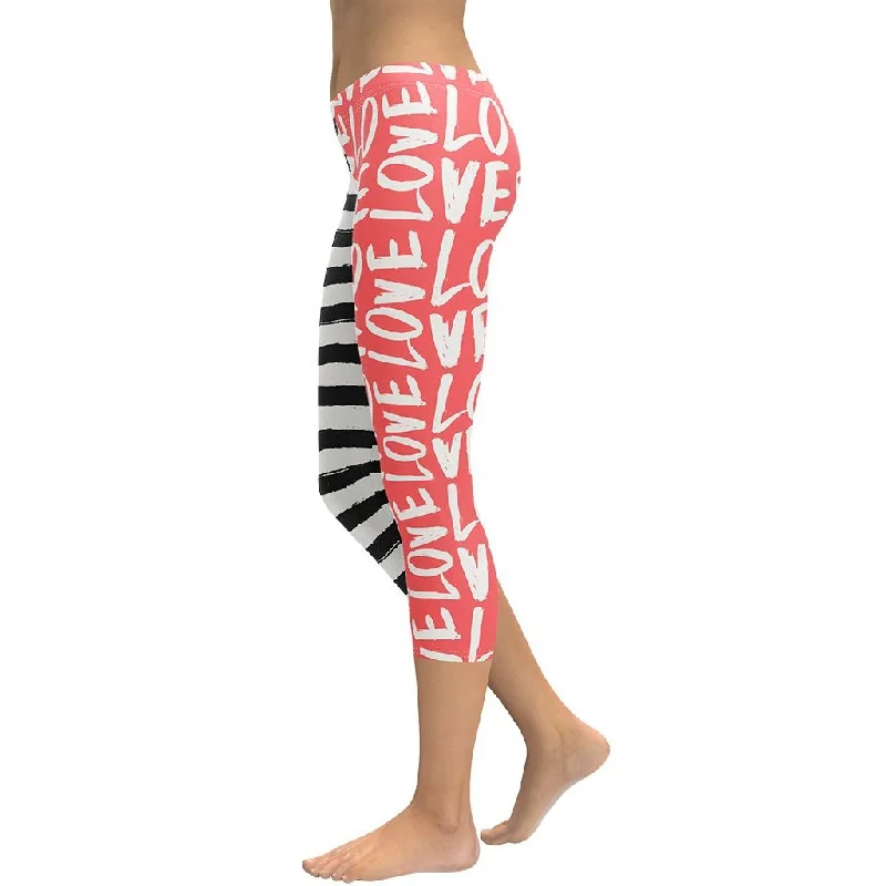 Massive Deals Two-Patterned Valentine's Day Capris