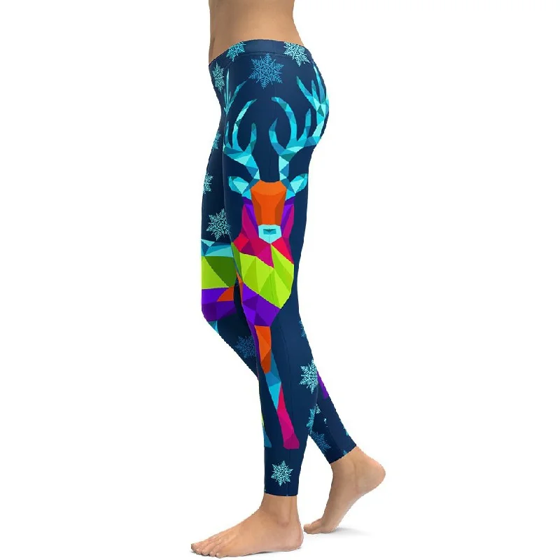 Buy Now Vivid Reindeer Leggings
