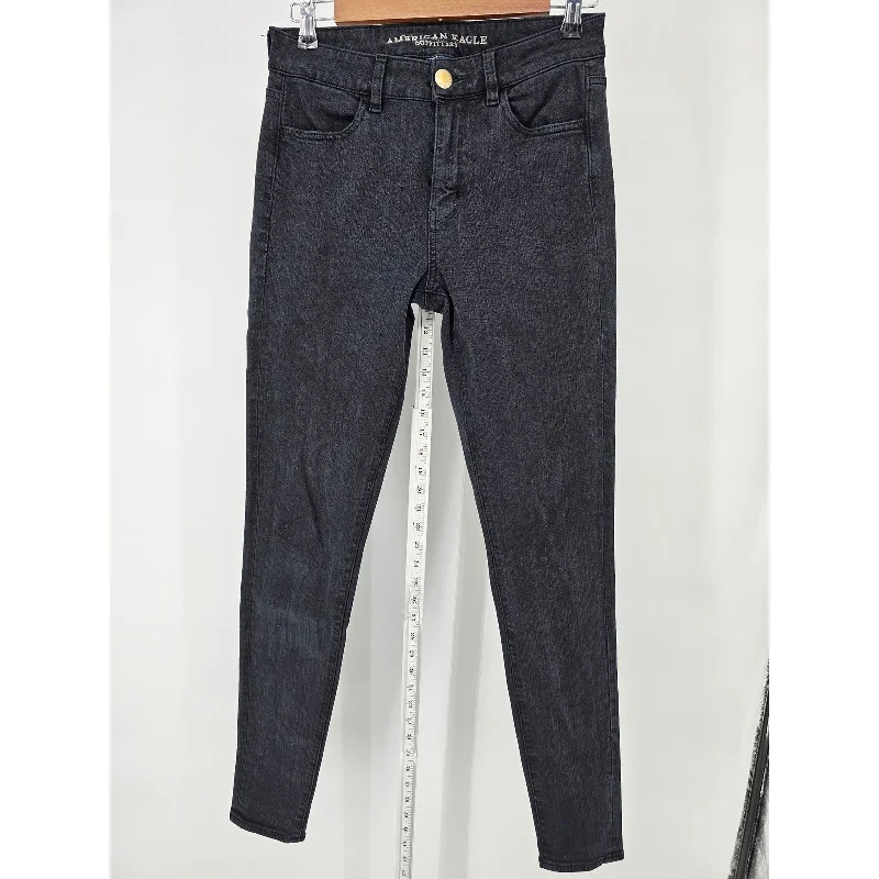 Lowest Price American Eagle Womens Sz 4L Long High Rise Jegging Jeans Black Stonewash Lowest Price American Eagle Womens Sz 4L Long High Rise Jegging Jeans Black Stonewash