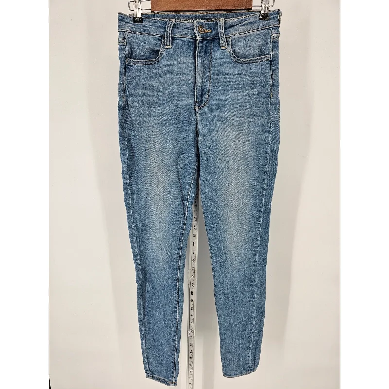 Price Rollback American Eagle Womens Sz 6 Super Hi-Rise Jegging Blue Jeans Light Wash Price Rollback American Eagle Womens Sz 6 Super Hi-Rise Jegging Blue Jeans Light Wash