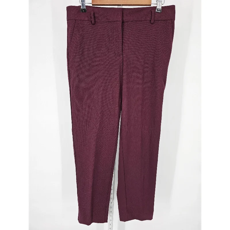 Time-Limited Offer Ann Taylor LOFT Womens Sz 8 Slim Leg Dress Pants Wine Purple Formal Time-Limited Offer Ann Taylor LOFT Womens Sz 8 Slim Leg Dress Pants Wine Purple Formal