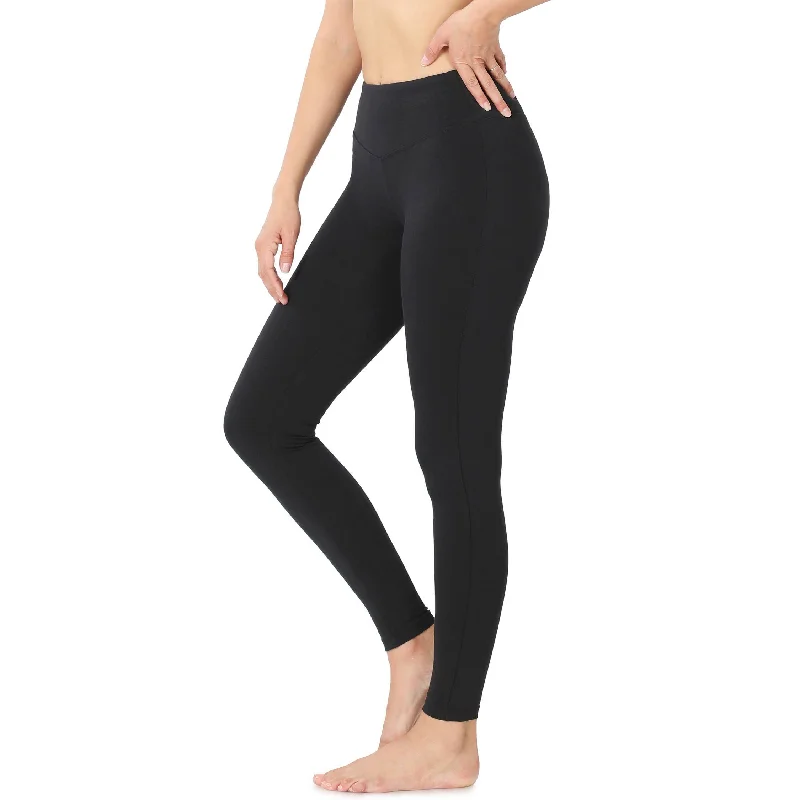 Extra Savings BLACK Tummy control shaping leggings (premium cotton)