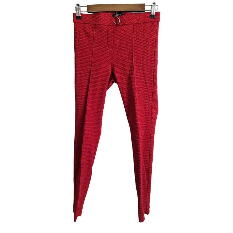 Buy More, Save More Dalia Womens Sz 4 Pull On Skinny Pants Leggings Red Quilted