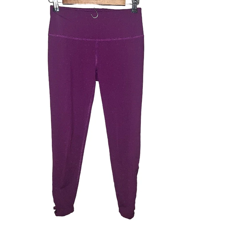 Crazy Deals DSG Womens Sz S Athletic Yoga Pants Leggings Purple Strappy Ankle