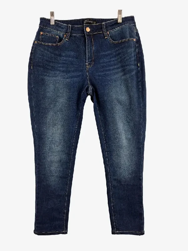 Shop and Save Jeanswest Indigo Curve Embracer Skinny Jeans Size 14