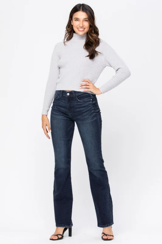 Final Clearance Judy Blue Slim Flare High Rise Jean