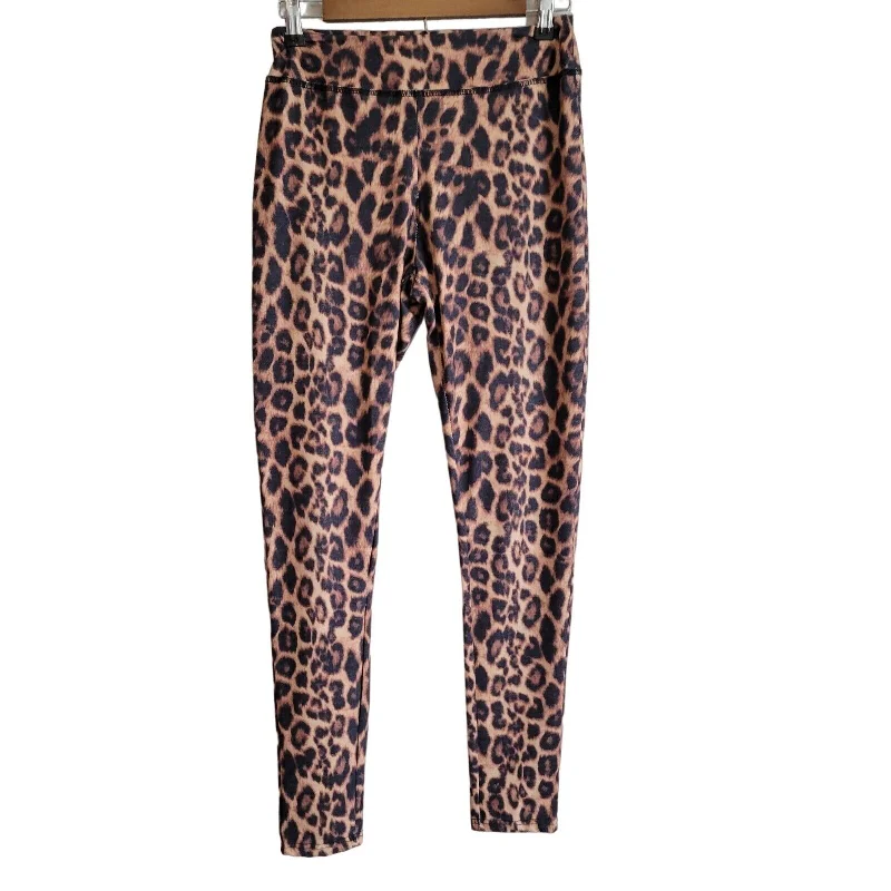 Lowest Price Lucky & Blessed Womens Sz S Athletic Leggings Leopard Cheetah Print
