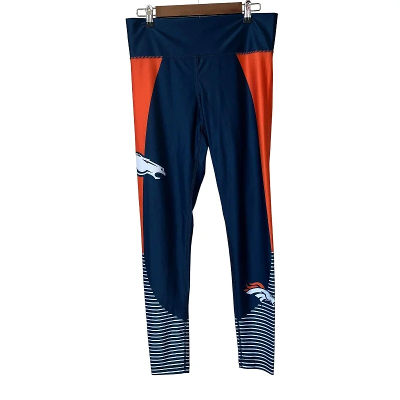 Price Rollback NFL Apparel Womens Sz L Denver Broncos Athletic Leggings Football