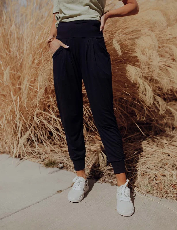 Super Sale SA Exclusive Navy Harem Pocket Pants
