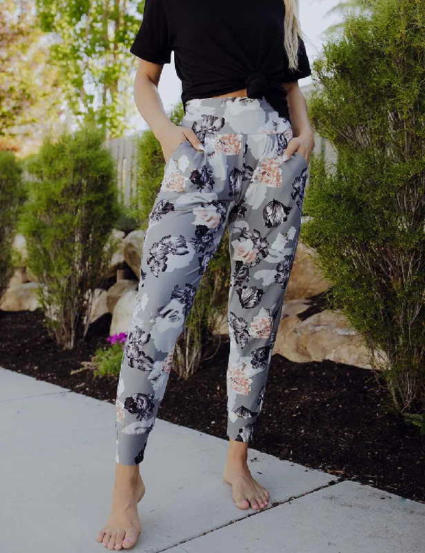 Final Clearance SA Exclusive Perfect Blooms Harem Pocket Pants