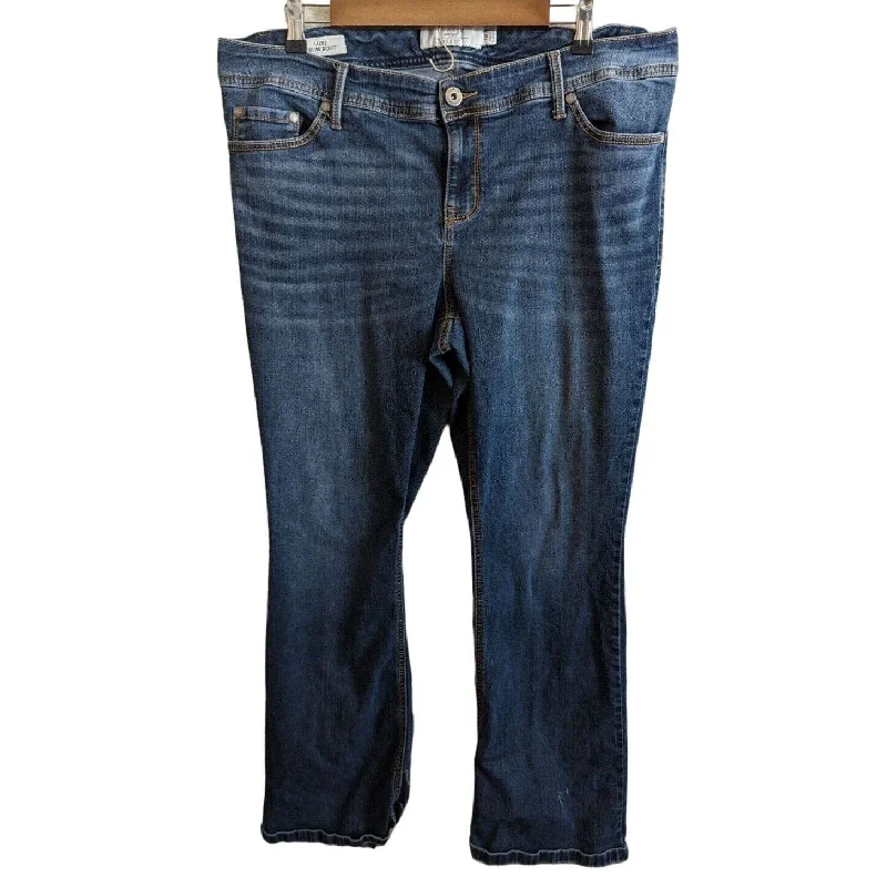 Early Access Torrid Womens Sz 18 Luxe Slim Bootcut Jeans Medium Wash